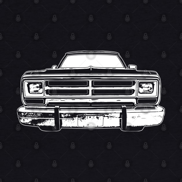 White RamCharger Sketch Art by DemangDesign